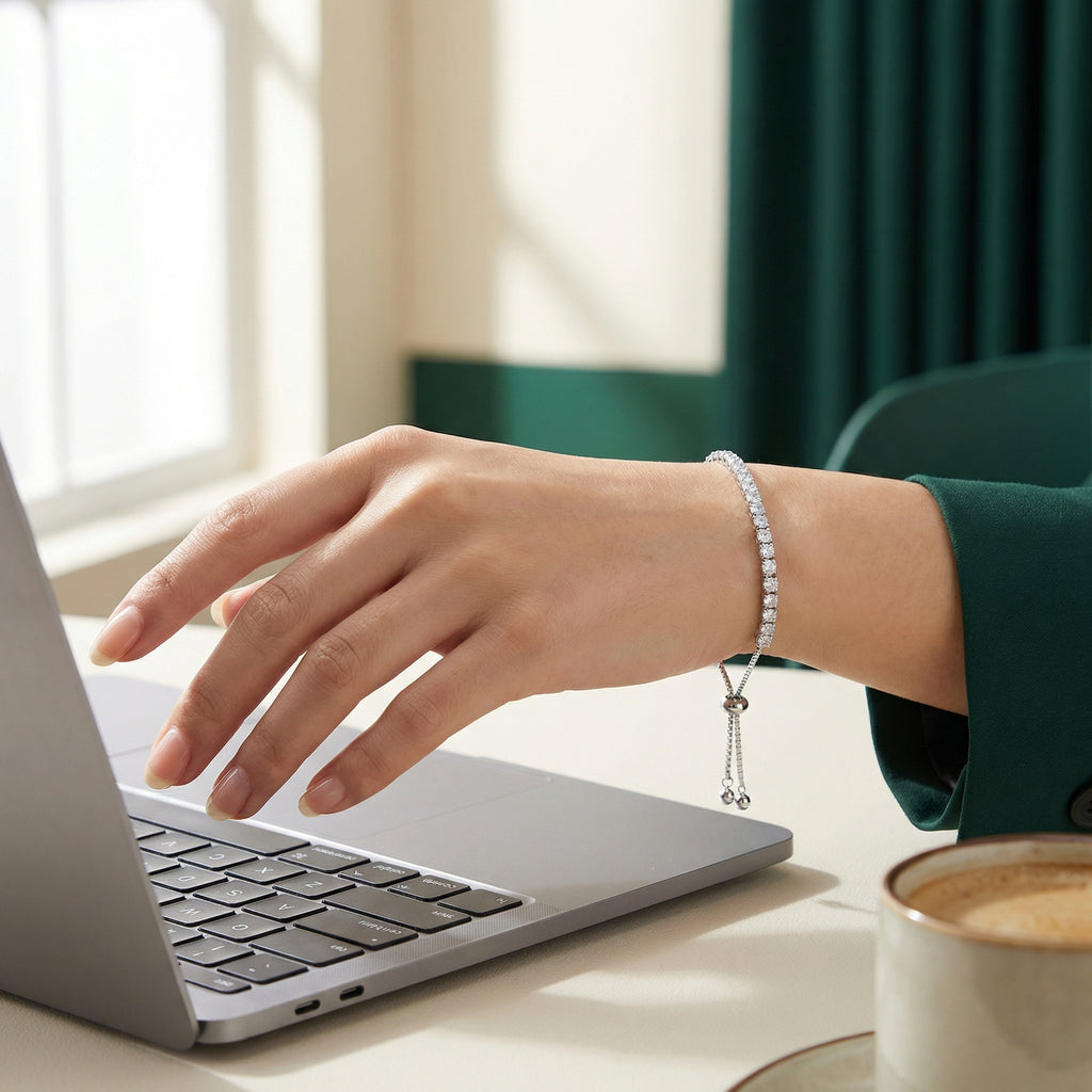 Aurielle — Zircon Tennis Bracelet
