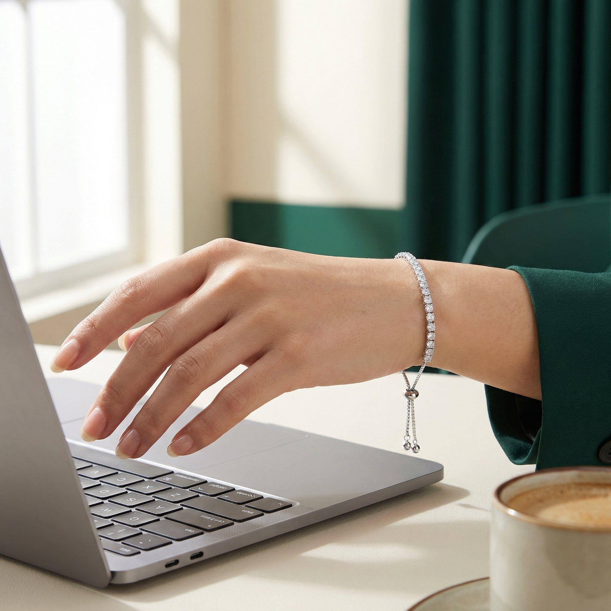 Aurielle — Zircon Tennis Bracelet