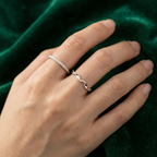 Elowen — Open Silver Rings