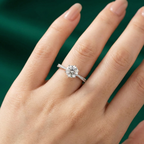 Solenne — Moissanite Solitaire Ring