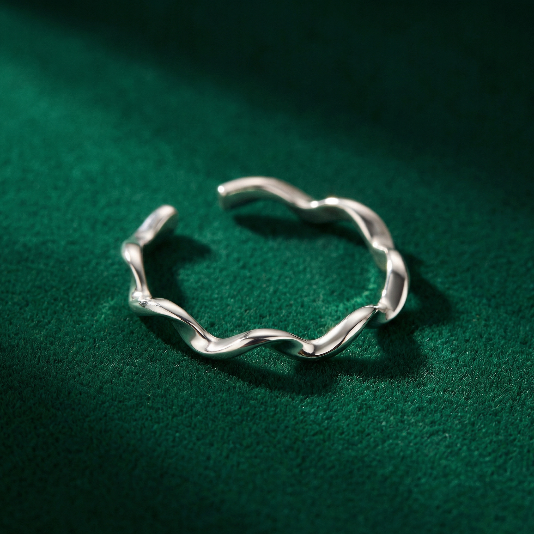 Elowen — Open Silver Rings