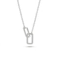 Celestia — Double Link Pavé Necklace