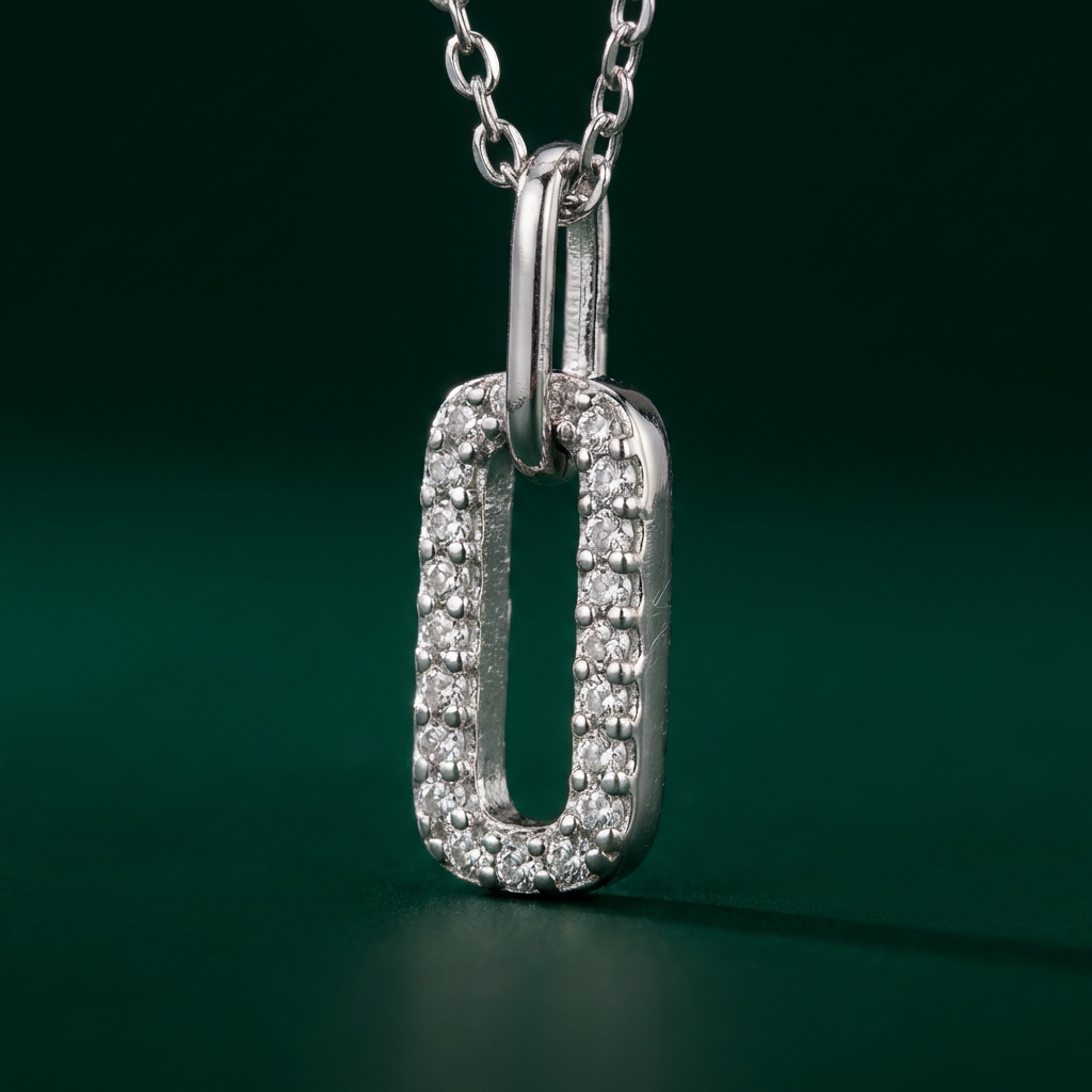 Aurelia — Pavé Link Necklace