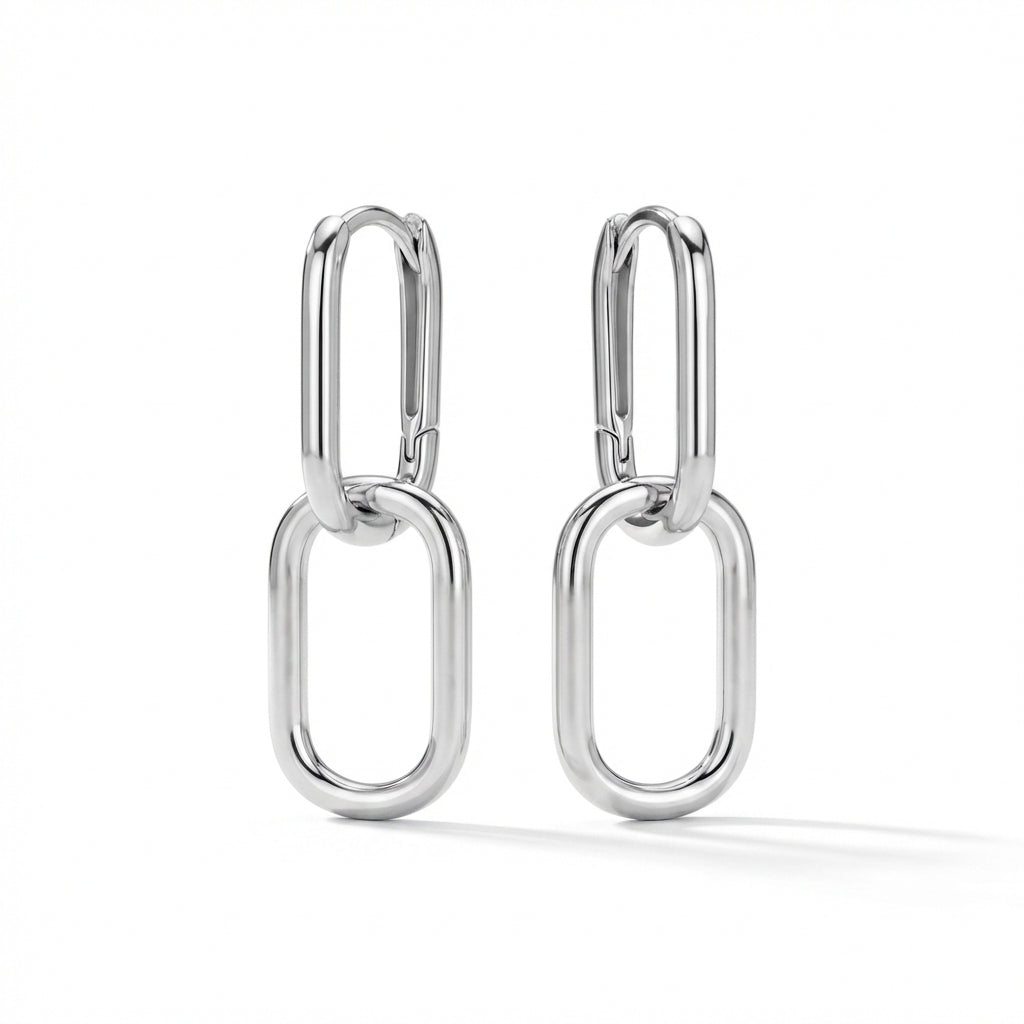 Aveline — Link Drop Earrings