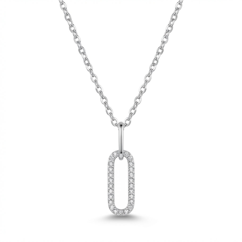 Aurelia — Pavé Link Necklace