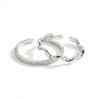 Elowen — Open Silver Rings