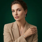 Aurelia — Pavé Link Necklace